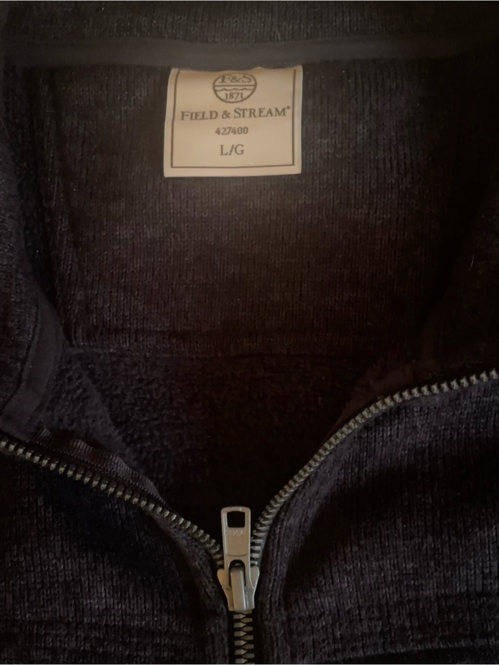 ♡ Baggy Dark Grey Zip Jacket - Picture 2 of 3